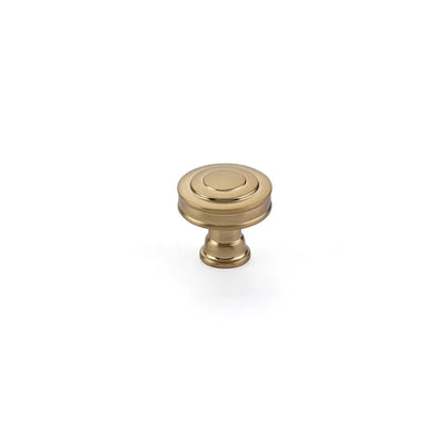 Emtek Glendon 1-1/4" Knob in Satin Brass