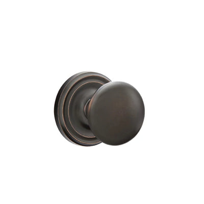Emtek Providence Knob with Regular Rosette in Oil Rubbed Bronze