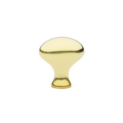 Emtek Egg 1-1/4" Knob in Polished Brass