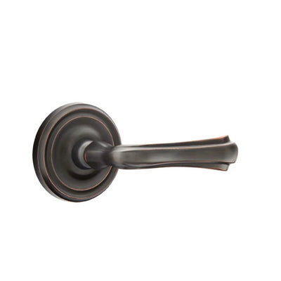 Emtek Wembley Lever with Regular Rosette in Oil Rubbed Bronze