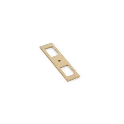 Emtek Modern Back Plate Back Plate for Knob in Satin Brass