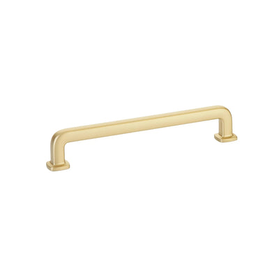 Emtek Westridge 6" C-C Pull in Satin Brass