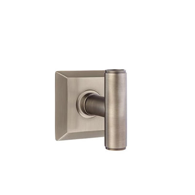 Emtek Ace Knob with Quincy Rosette in Pewter