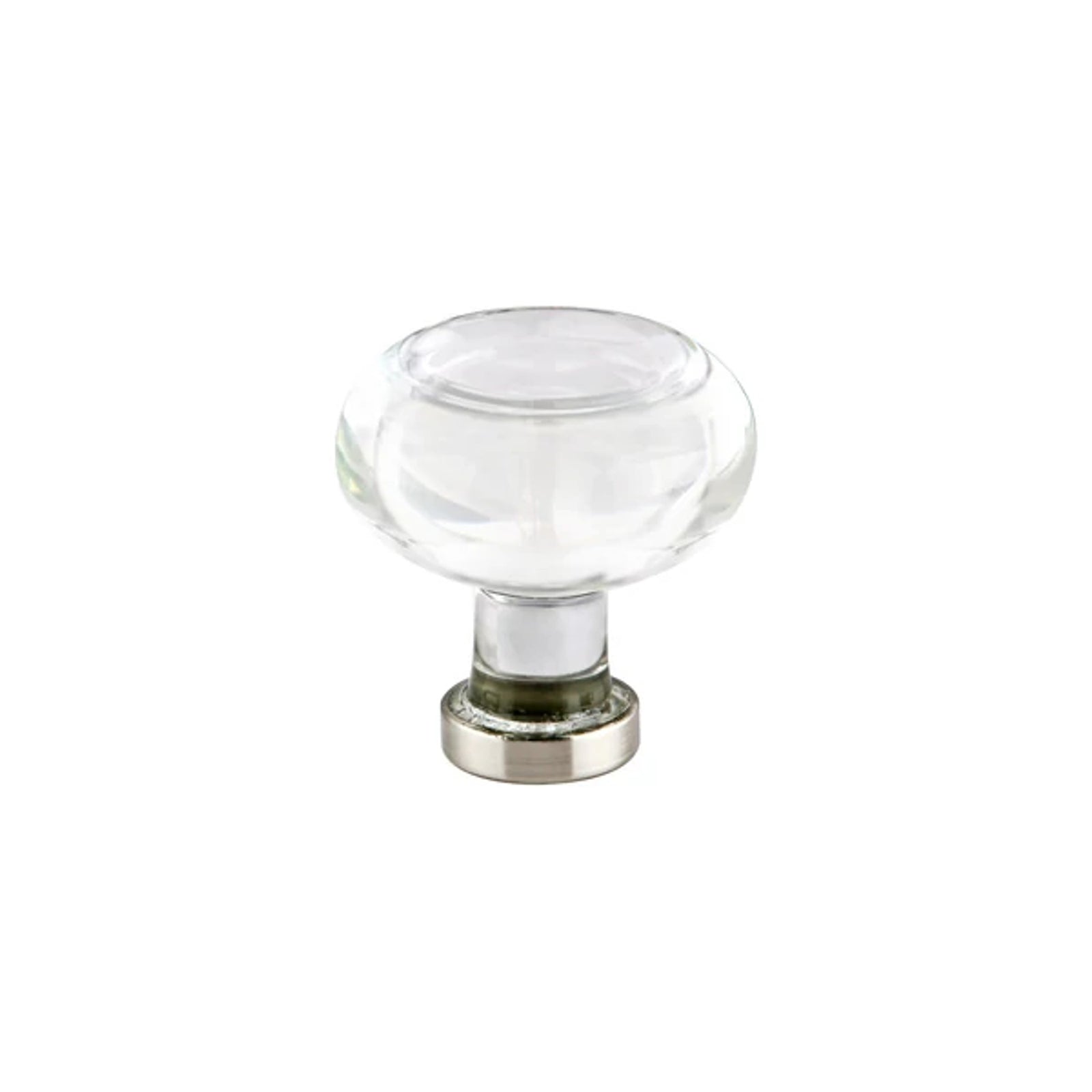 Emtek Georgetown Crystal 1-1/4" Knob (shown in Satin Nickel)