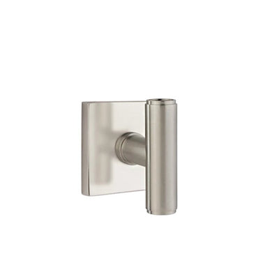 Emtek Ace Knob with Square Rosette in Satin Nickel