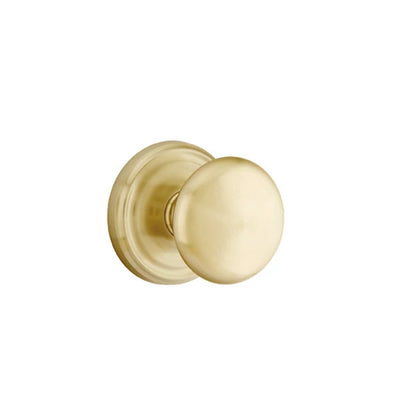 Emtek Providence Knob with Regular Rosette in Satin Brass