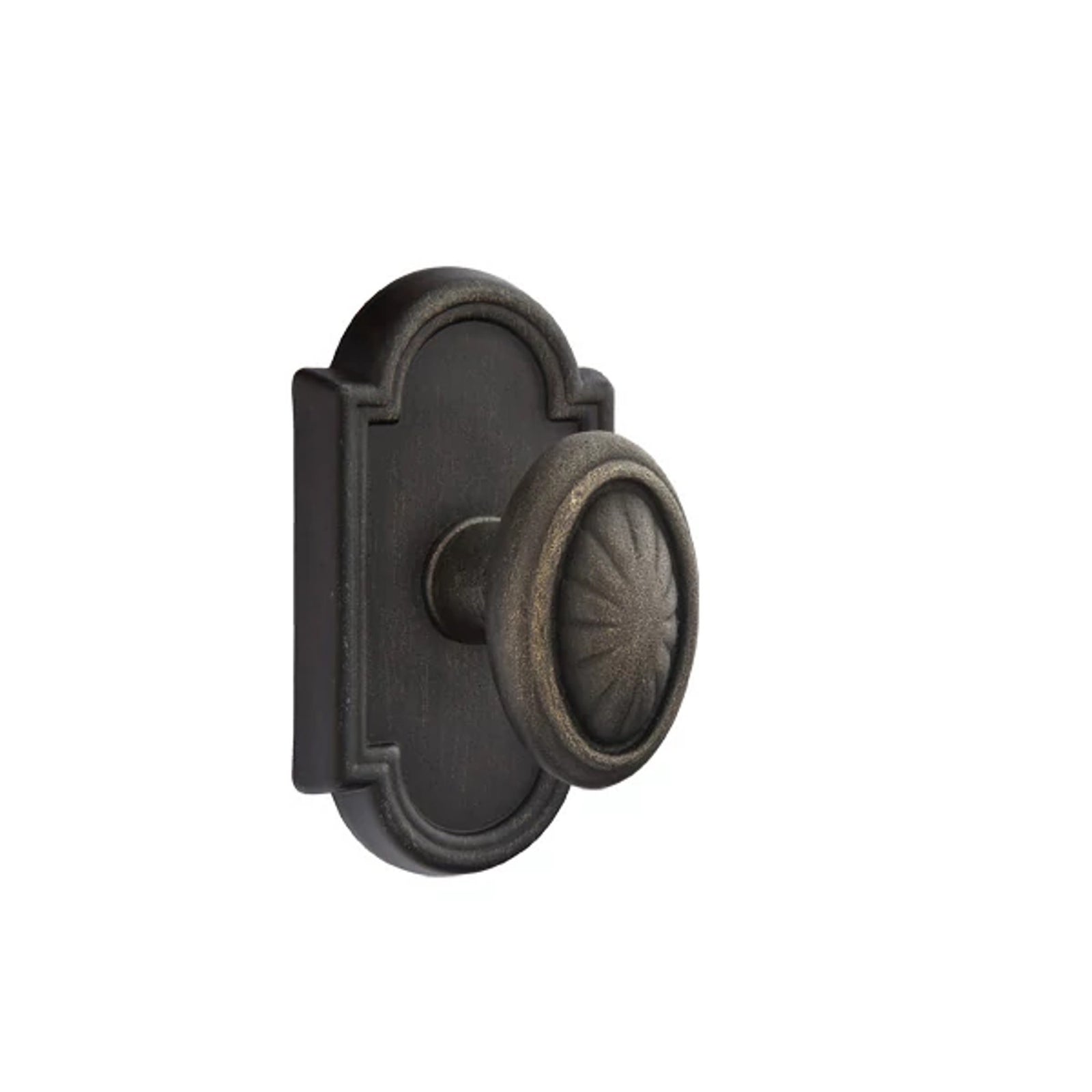 Emtek Parma Knob with #11 Rosette in Medium Bronze