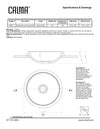 Rossini Round Vessel Sink - Gloss White