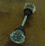 IDH  #21302 Fluted Crystal Knob SOLID BRASS BASE