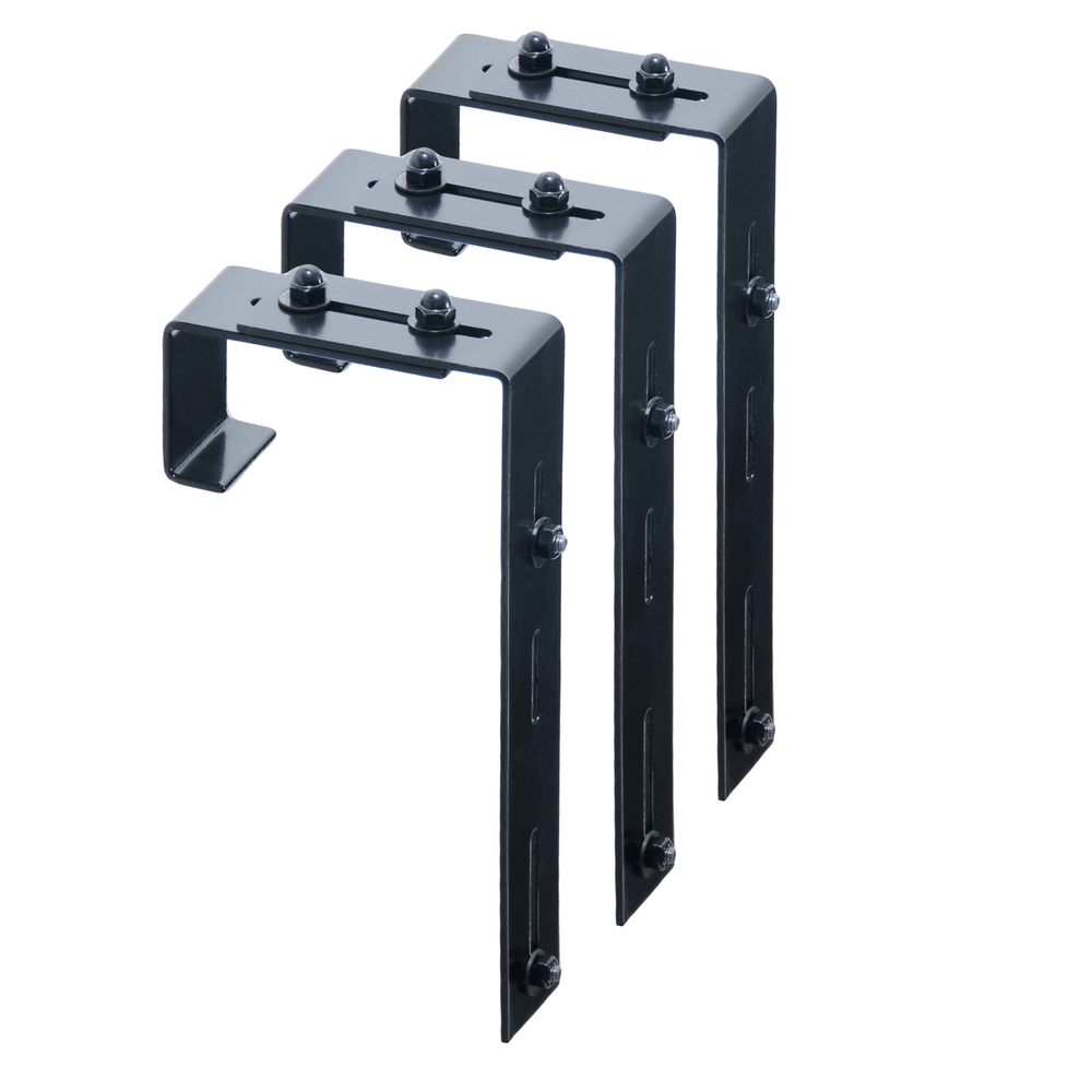 Mayne Adjustable Deck Rail Bracket 3-pack - Hardware by Design