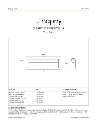 Clarity 5” Pull