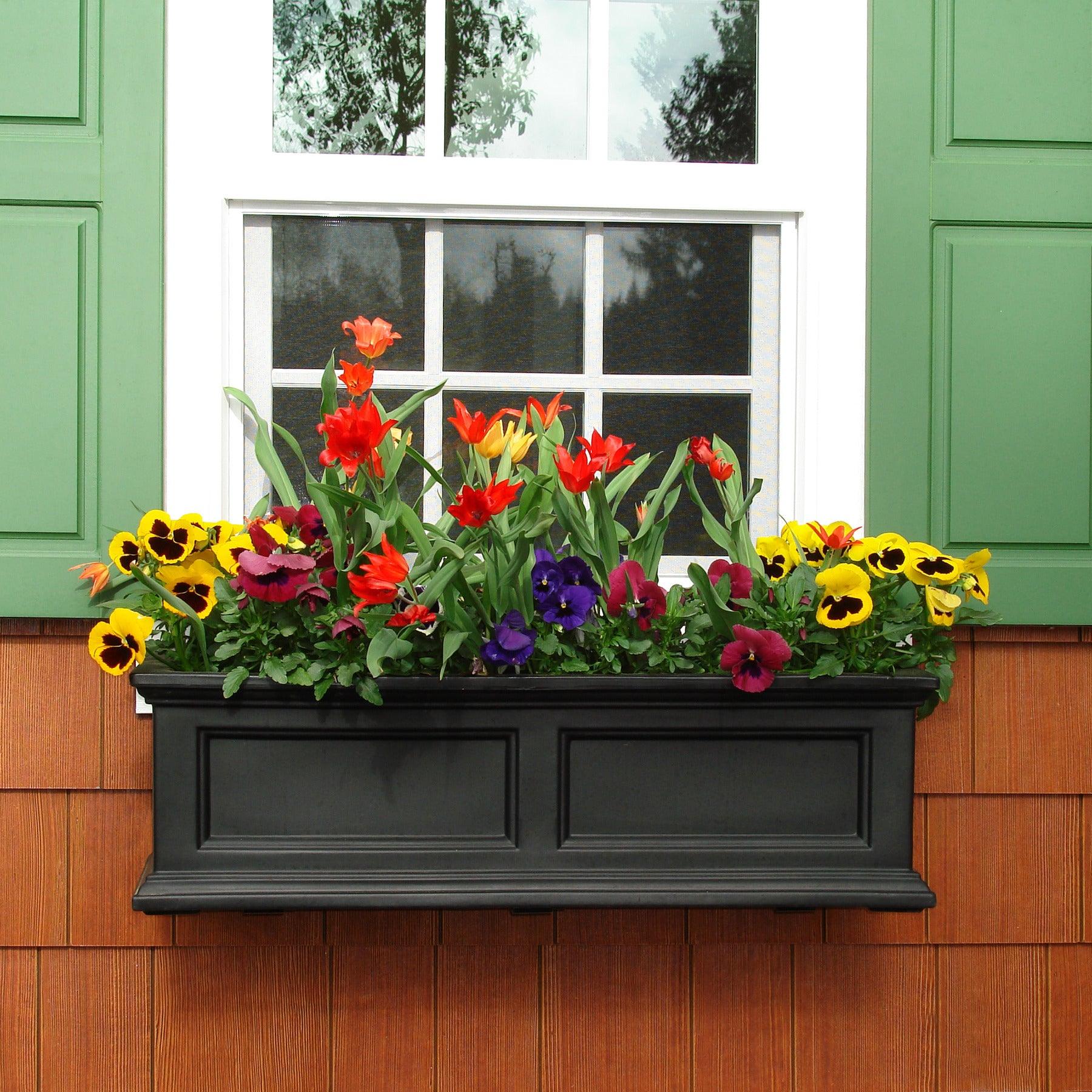 Fairfield 3FT Window Box - Black - Hardware by Design