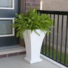 Bordeaux 28" Tall Planter - White - Hardware by Design