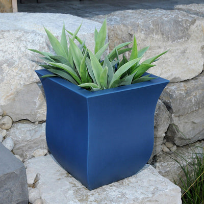 Valencia 16x16 Square Planter- Neptune Blue - Hardware by Design