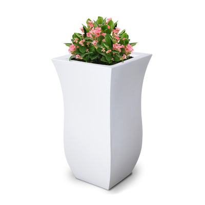 Valencia 30" Tall Planter - White