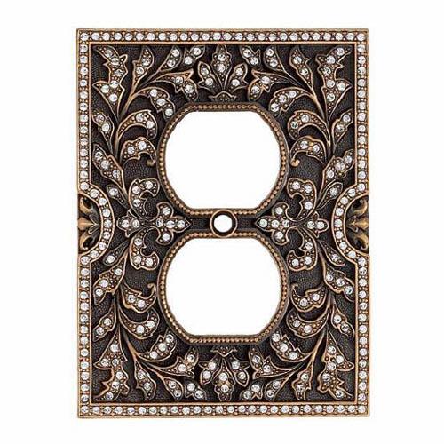 Edgar Berebi 7968 DBL Outlet Switch Cover