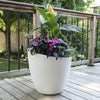 Modesto 20" Round Planter - White