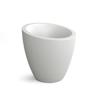 Modesto 20in Round Planter - White - Hardware by Design