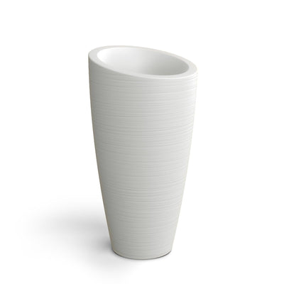 Modesto 32in Tall Planter - White - Hardware by Design