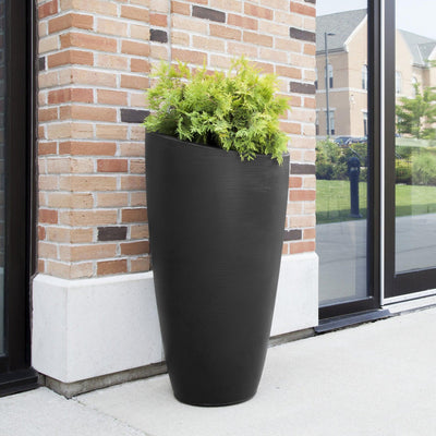 Modesto 42" Tall Planter - Black - Hardware by Design