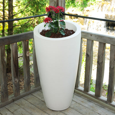 Modesto 42in Tall Planter - White - Hardware by Design