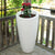 Modesto 42in Tall Planter - White - Hardware by Design