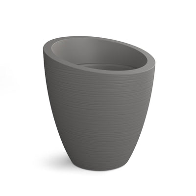 Modesto 30in Round Planter - Graphite Grey - Hardware by Design