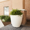 Modesto 30in Round Planter - White - Hardware by Design