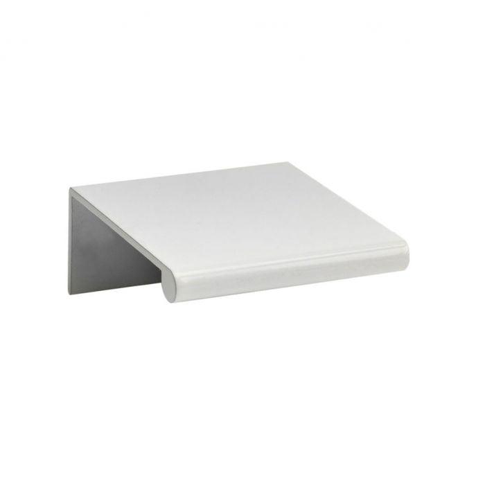 Atlas Homewares Tab Edge Pull 32 MM CC A831-WG High White Gloss - Hardware by Design