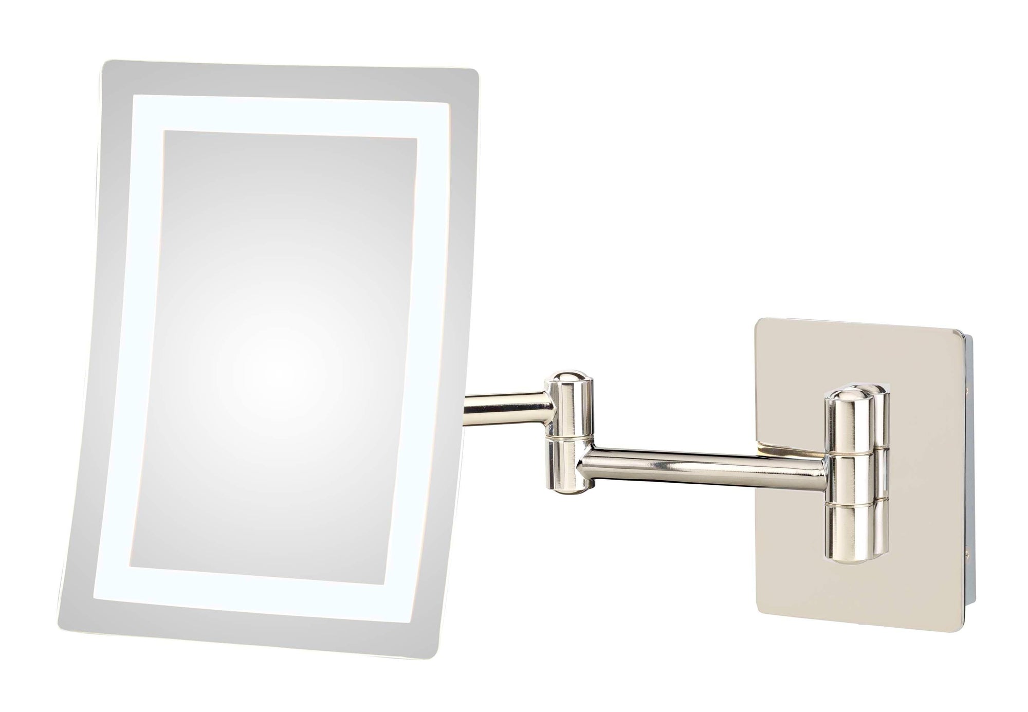 949-2-83HW Single-Sided 3X Rectangular Switchable LED Hardwire Wall Mirror - Hardware by Design