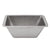 17‚Ä≥ Rectangle Hammered Copper Prep Sink in Nickel w/ 3.5‚Ä≥ Drain Opening - Hardware by Design