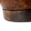 72" Hammered Copper Modern Style Bathtub with Overflow Holes - Hardware by Design