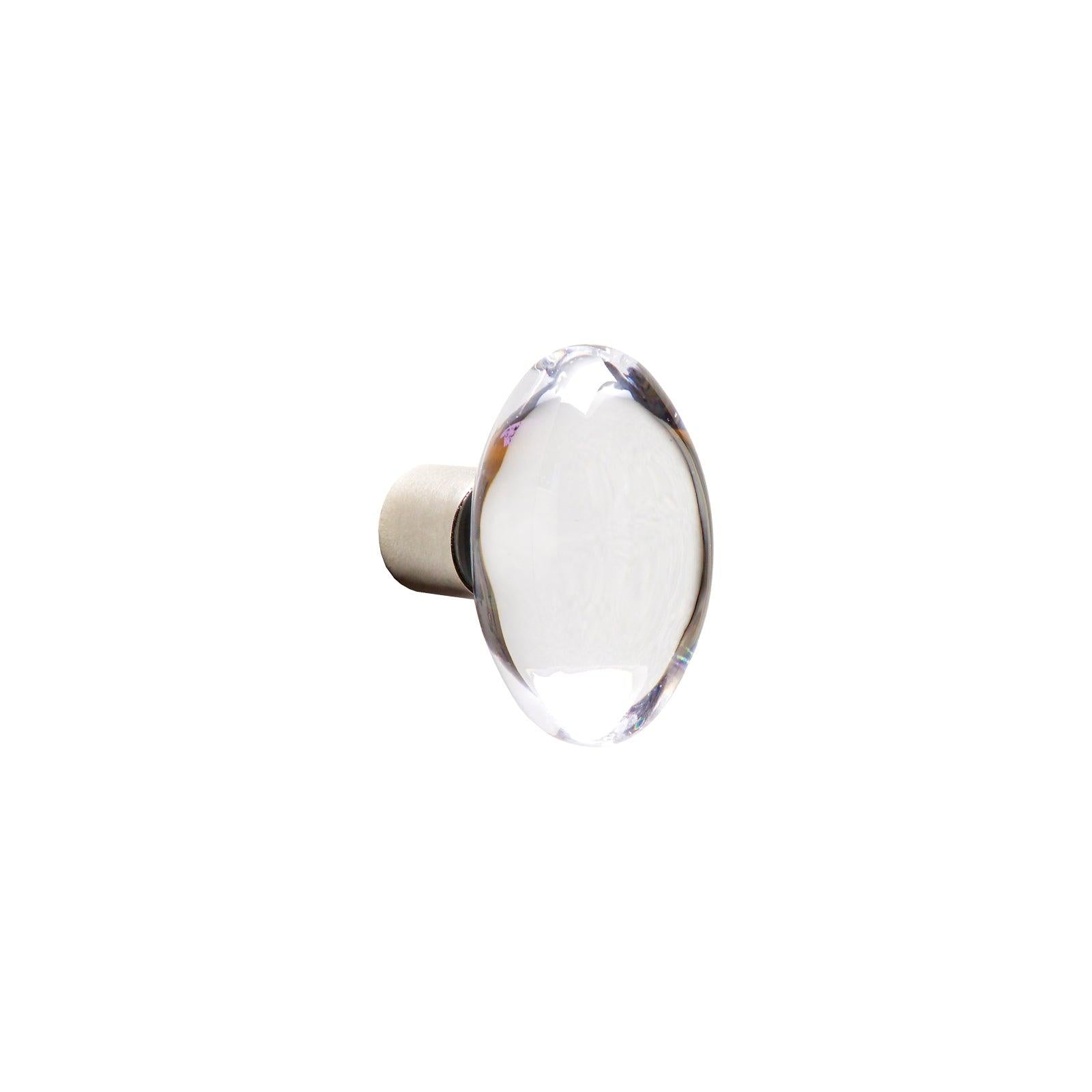 Crystal Oval Cabinet Knob - Hardware by Design