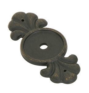 Emtek 86234MB<strong> Tuscany Bronze Back Plate for Knob from the Tuscany Bronze collection</strong> - Hardware by Design