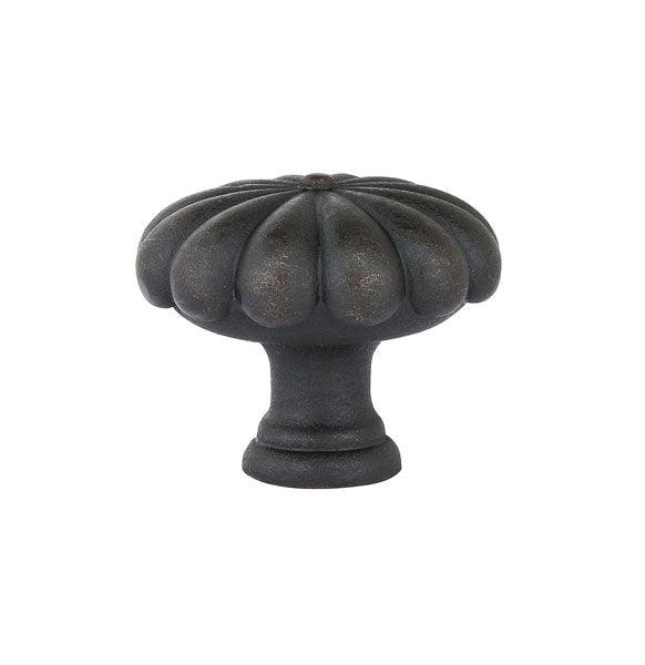 Emtek 86227MB<strong> Tuscany Bronze Fluted Finger Knob from the Tuscany Bronze collection</strong> - Hardware by Design