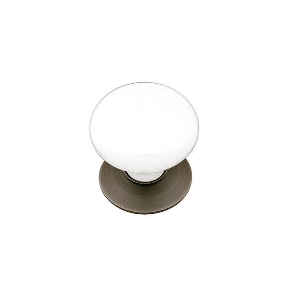 Emtek 86001US26<strong> Porcelain Knob with Base from the Porcelain collection</strong> - Hardware by Design