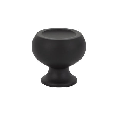 Emtek Atomic 1-5/8" Knob in Flat Black