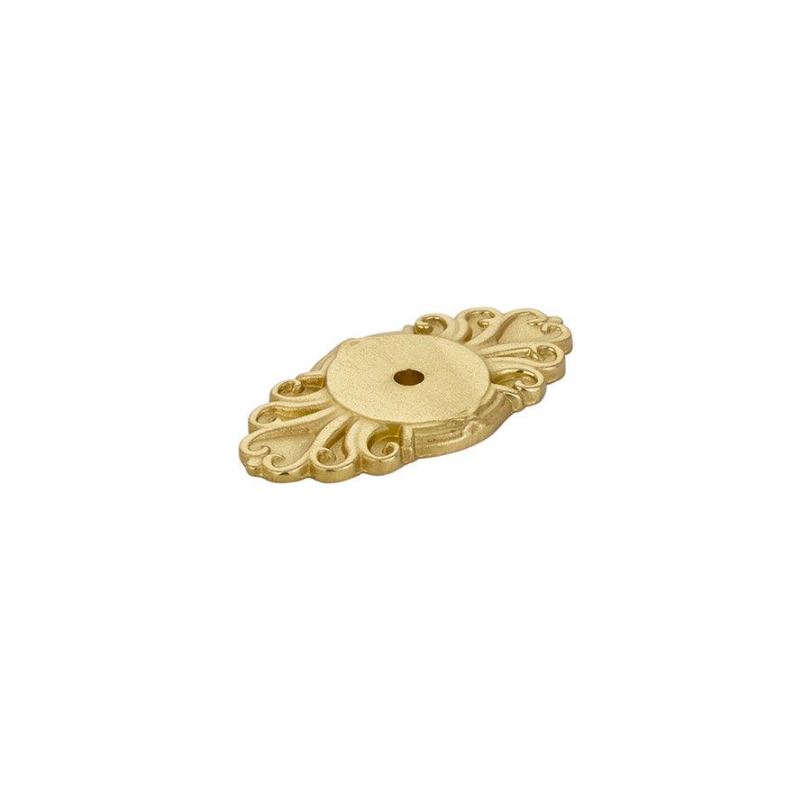 Emtek 86293US3<strong> Ribbon & Reed Back Plate for Knob from the Ribbon & Reed collection</strong> - Hardware by Design
