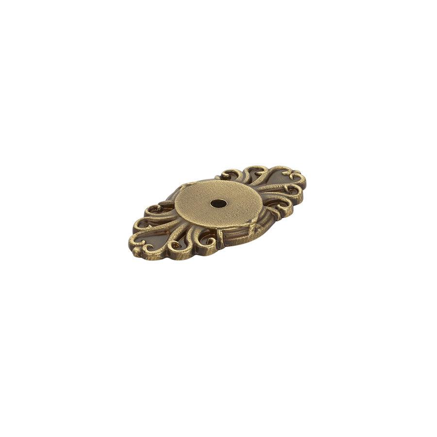 Emtek 86293US7<strong> Ribbon & Reed Back Plate for Knob from the Ribbon & Reed collection</strong> - Hardware by Design