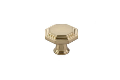 Emtek Midvale 1-3/4" Knob in Satin Brass