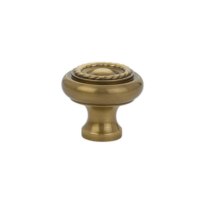 Emtek Rope 1-3/4" Knob in French Antique