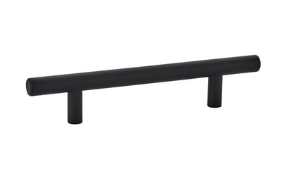 Emtek Bar 4" C-C Pull in Flat Black