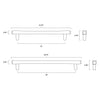 Diamond 12” Appliance Pull