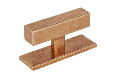 67MM Digbeth Plain T-bar Handle - With Plate