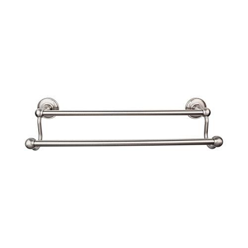 Top Knobs ED11BSND<strong> Edwardian Bath 30" Double Towel Bar - Brushed Satin Nickel - Plain Backplate</strong>