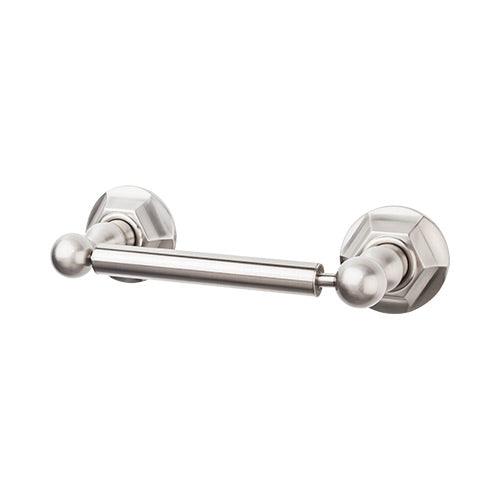 Top Knobs ED3BSNB<strong> Edwardian Bath Tissue Holder - Brushed Satin Nickel  - Hex Backplate</strong>