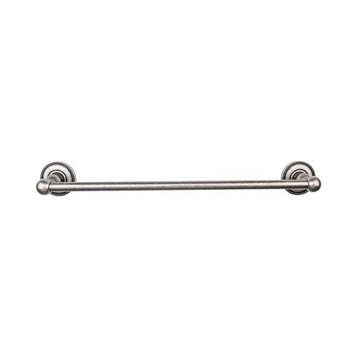 Top Knobs ED6APA<strong> Edwardian Bath 18" Single Towel Bar - Antique Pewter - Beaded Backplate</strong>