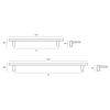 Half Moon 12” 
Appliance Pull