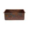 25‚Ä≥ Hammered Copper Single Basin Kitchen Sink - Hardware by Design