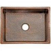 25‚Ä≥ Hammered Copper Single Basin Kitchen Sink - Hardware by Design